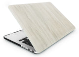 KECC Macbook Case with Cut Out Logo + Sleeve Package | Wood Collection - Pine Wood 2