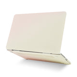 KECC Macbook Case with Cut Out Logo + Keyboard Cover Package | Color Collection - Pale Pink Cream