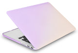 KECC Macbook Case with Cut Out Logo + Keyboard Cover Package | Pale Pink Pale Purple