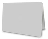KECC Macbook Case with Cut Out Logo + Keyboard Cover Package | Color Collection - Stone Grey