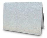 KECC Macbook Case with Cut Out Logo | Color Collection - Silver Gliter