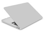 KECC Macbook Case with Cut Out Logo + Keyboard Cover Package | Color Collection - Stone Grey