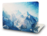 KECC Macbook Case with Cut Out Logo | Color Collection - Snow Mountain