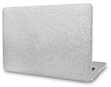 KECC Macbook Case with Cut Out Logo | Color Collection - Sparkly Silver