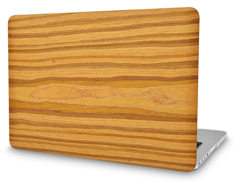 KECC Macbook Case with Cut Out Logo | Leather Collection - Wood Leather 28