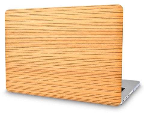 KECC Macbook Case with Cut Out Logo | Leather Collection - Wood Leather 6