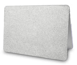 KECC Macbook Case with Cut Out Logo | Color Collection - Sparkly Silver