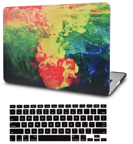 KECC Macbook Case with Cut Out Logo + Keyboard Cover Package | Ink Diffusion