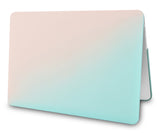 KECC Macbook Case with Cut Out Logo + Keyboard Cover Package | Color Collection -Blue Green