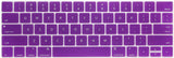 Macbook Case with Keyboard Cover, Screen Protector and Sleeve Package | Galaxy Space Collection - Purple - Case Kool