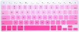 KECC Macbook Case with Cut Out Logo + Keyboard Cover Package | Color Collection - Pink - Water Paint