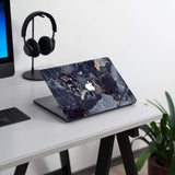 KECC Macbook Case with Keyboard Cover Package | Denim marble