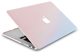 Macbook Case with Keyboard Cover and Screen Protector Package | Color Collection - Pale Pink & Serenity Blue - Case Kool