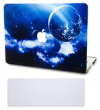 Macbook Case with Keyboard Cover Package | Galaxy Space Collection - Earth - Case Kool
