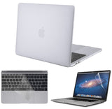 Macbook Case with Keyboard Cover and Screen Protector Package | Color Collection - Matte Clear - Case Kool
