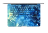 Macbook Decal Skin | Paint Collection - Blue Fish - Case Kool