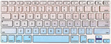 KECC Macbook Case with Keyboard Cover Package |   Pale Pink Serenity Blue