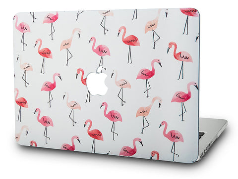 Macbook Case | Oil Painting Collection - Pale Red Birds - Case Kool