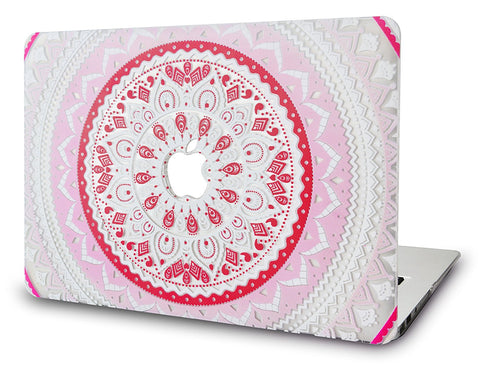 Macbook Case | Color Collection - Pink Medallion - Case Kool