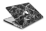Macbook Case | Leather Collection - Black Marble 3 - Case Kool