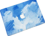 Macbook Case | Oil Painting Collection - Sky Blue Paint - Case Kool