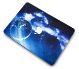 Macbook Case with Keyboard Cover Package | Galaxy Space Collection - Earth - Case Kool
