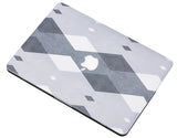 Macbook Case | Oil Painting Collection - Grey & White Checkered - Case Kool