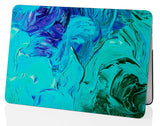 Macbook Case | Oil Painting Collection - Blue Paint - Case Kool