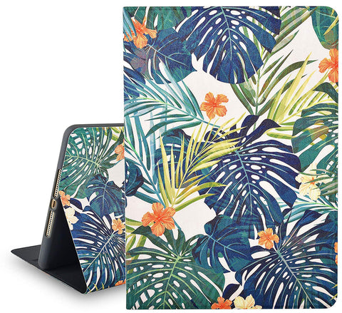 iPad Case | Flower Collection - Palm Leaves Lilies - Case Kool
