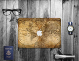 Macbook Decal Skin | Paint Collection - World Map - Case Kool