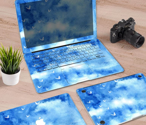 Macbook Decal Skin | Paint Collection - Blue Sky - Case Kool