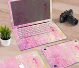 Macbook Decal Skin | Paint Collection - Pink Paint - Case Kool