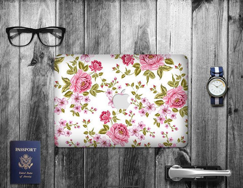 Macbook Decal Skin | Paint Collection - Flower - Case Kool