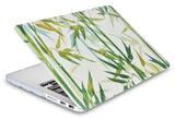 KECC Macbook Case with Cut Out Logo + Keyboard Cover, Screen Protector and Sleeve Sleeve Bag and Webcam Cover|Bamboo