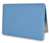 KECC Macbook Case with Cut Out Logo | Color Collection - Baby Blue Luggage