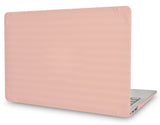 KECC Macbook Case with Cut Out Logo | Color Collection - Baby Pink Luggage