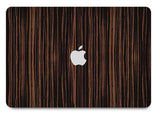 Macbook Decal Skin | Paint Collection - Dark Wood Grain - Case Kool