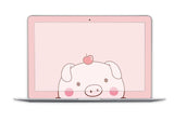 Macbook Decal Skin | Paint Collection - Cartoon Pig - Case Kool