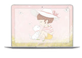 Macbook Decal Skin | Paint Collection - Girl & Cat - Case Kool