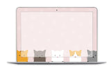 Macbook Decal Skin | Paint Collection - Cartoon Cat - Case Kool