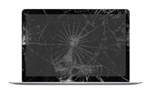 Macbook Decal Skin | Paint Collection - Cracked Glass - Case Kool