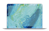 Macbook Decal Skin | Paint Collection - Blue Ink Paint - Case Kool
