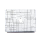 Macbook Case | Oil Painting Collection - White Lines - Case Kool