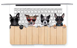 Macbook Decal Skin | Paint Collection - Cartoon Dog - Case Kool