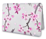 KECC Macbook Case with Cut Out Logo + Keyboard Cover, Screen Protector and Sleeve Package | Color Collection -  Flower 10
