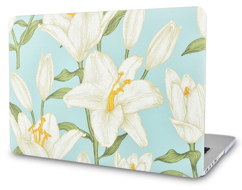 KECC Macbook Case with Cut Out Logo | Floral Collection - Flower 11