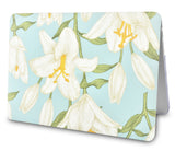 KECC Macbook Case with Cut Out Logo + Keyboard Cover and Screen Protector Package | Floral Collection -Flower 11