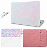KECC Macbook Case with Cut Out Logo + Keyboard Cover, Screen Protector and Sleeve Sleeve Bag and USB |Fantasy 2