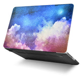 KECC Macbook Case with Cut Out Logo + Keyboard Cover and Sleeve Package | Night Sky 2