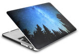 KECC Macbook Case with Cut Out Logo + Keyboard Cover, Screen Protector and Sleeve Sleeve Bag and Webcam Cover|Night Sky 3
